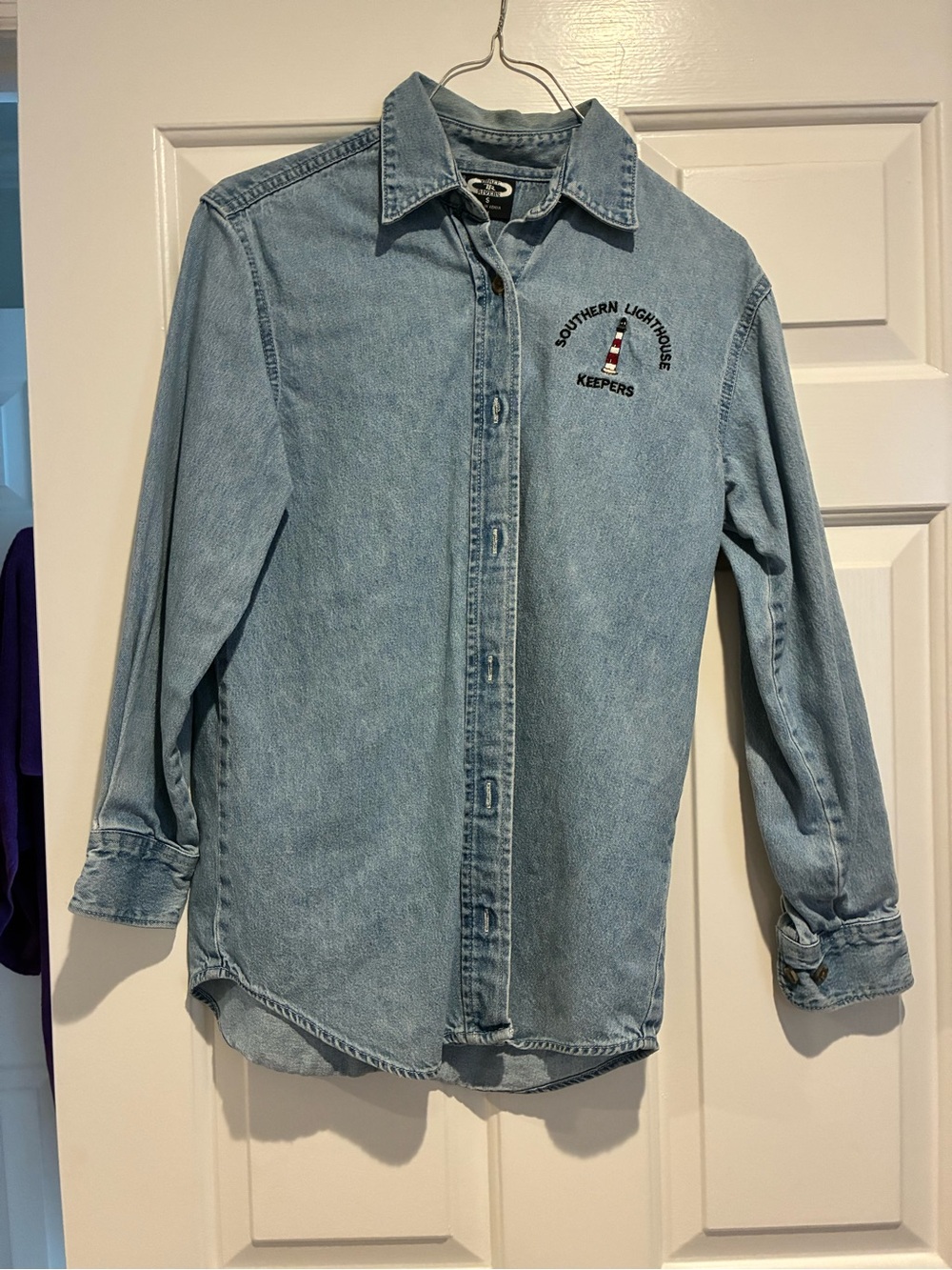 Southern Lighthouse Keepers Light Wash Denim Jacket - Kids